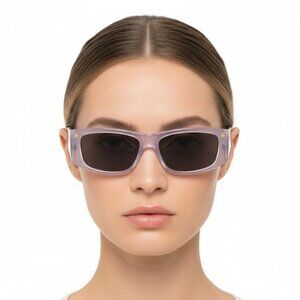 New Authentic Givenchy Dark Grey Rectangular Ladies Sunglasses GV40048F 78A 56 G